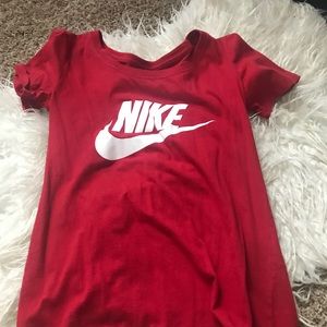 Red NIKE T Shirt